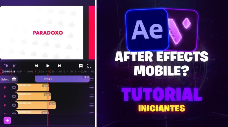 O After Effects Android? Tutorial Como usar Motion Ninja Editor - Camadas