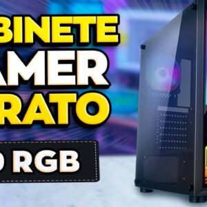 TOP 3 GABINETES GAMER com RGB mais BARATOS e CUSTO BENEFÍCIO 2023