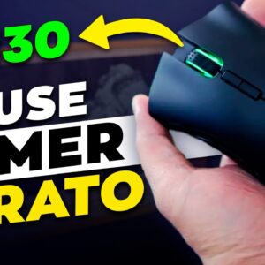 5 Melhores Mouse Gamer Bom e Barato CUSTO BENEFICIO 2023 - Mouse Gamer Ultraleve, Wireless e RGB
