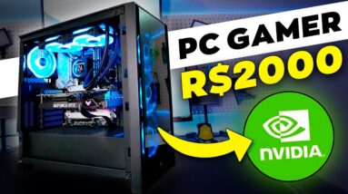 O MELHOR PC Gamer BARATO até R$2000 - Completo RODA TUDO (2023)